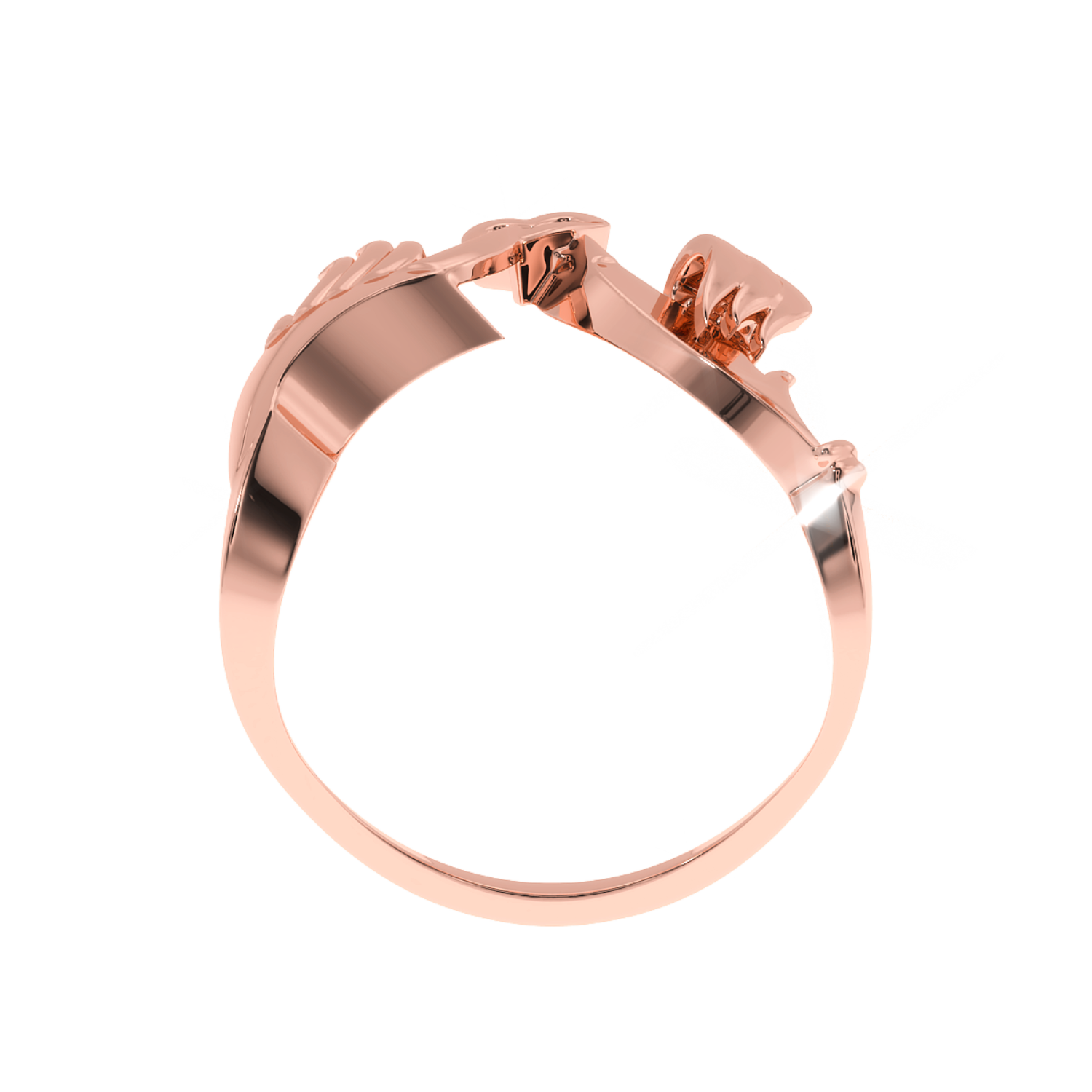 Solitairekart 2g 14K Gold Together Forever Ring – Timeless Love